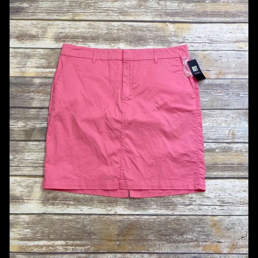 Kut From The Kloth Rosie pencil skirt salmon pink size 4